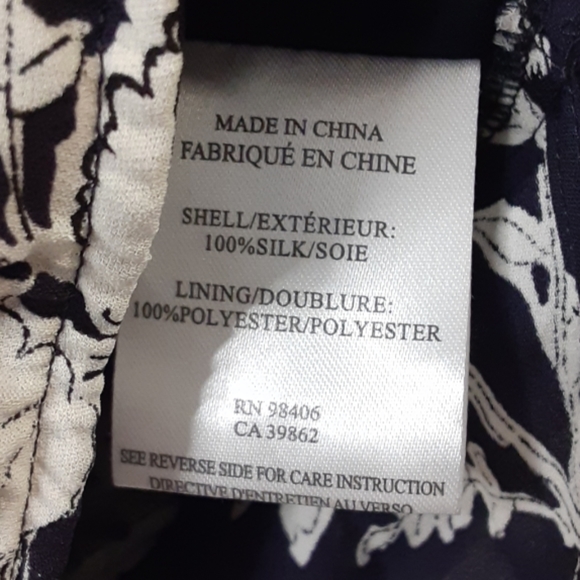 Theory Hodal Floral Top Size Medium - Picture 5 of 8